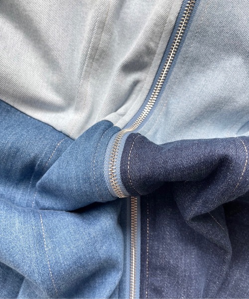 SANSeLF（サンセルフ）の「パッチワークデニムキャミソール【SANSeLF】sanw22s082（ワンピース・レディース・ブルー・FREE）」の16枚目の写真