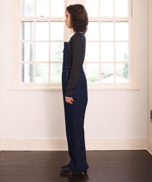 MIRO AMURETTE（ミロアミュレット）の「belle denim overalls（つなぎ/オールインワン・レディース・ネイビー・SMALL/MEDIUM）」の10枚目の写真