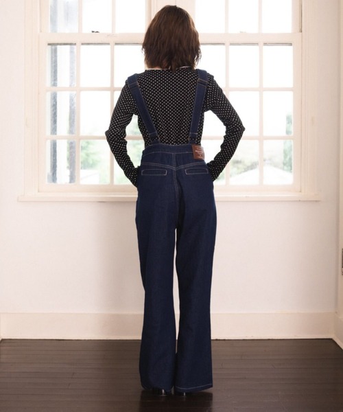 MIRO AMURETTE（ミロアミュレット）の「belle denim overalls（つなぎ/オールインワン・レディース・ネイビー・SMALL/MEDIUM）」の12枚目の写真