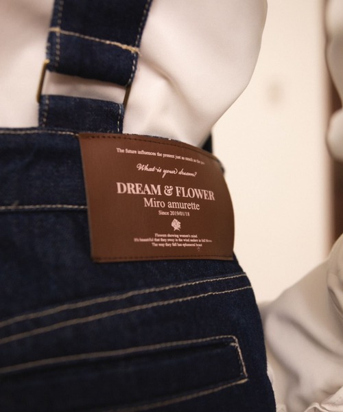MIRO AMURETTE（ミロアミュレット）の「belle denim overalls（つなぎ/オールインワン・レディース・ネイビー・SMALL/MEDIUM）」の15枚目の写真