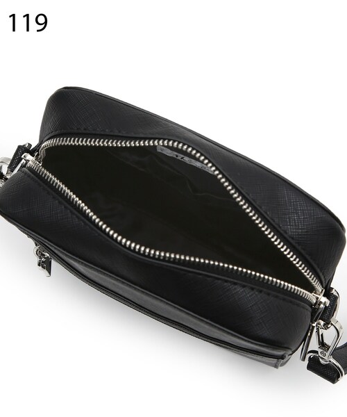 tk.TAKEO KIKUCHI（ティーケータケオキクチ）の「◆バイカラースクエアボックスショルダーバッグ（ショルダーバッグ・レディース・ブラック系/ブラック系4/ベージュ系4・00）」の8枚目の写真