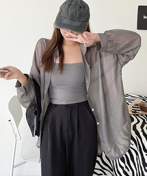 シャイニーシアーシャツ