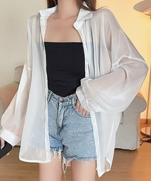 シャイニーシアーシャツ