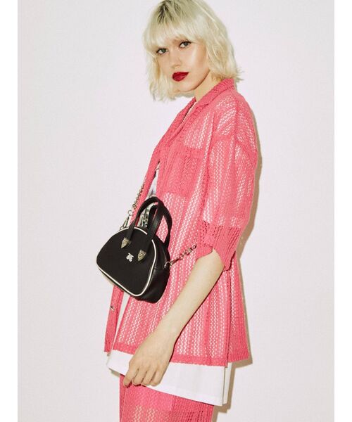 jouetie（ジュエティ）の「シアーパターンサマーシャツ【セットアップ対応】（シャツ/ブラウス・レディース・オフホワイト/ピンク/ブルー・MEDIUM）」の21枚目の写真