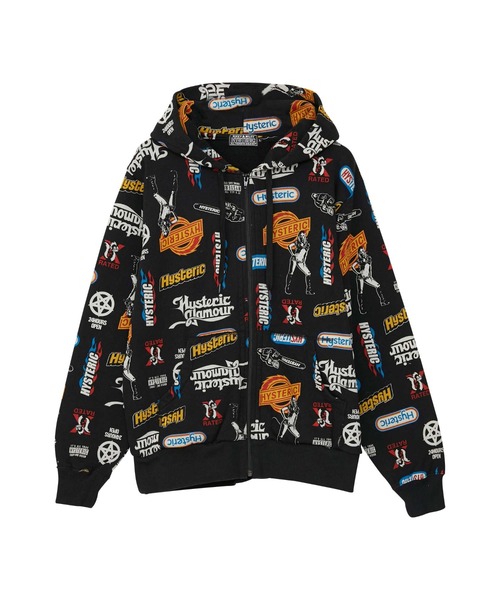 HYSTERIC GLAMOUR(ヒステリックグラマー)の「HYSTERIC CHAINSAW柄 パーカー(パーカー・メンズ・ブラック系その他/グレー系その他・SMALL/MEDIUM/LARGE/X-LARGE)」の2枚目の写真