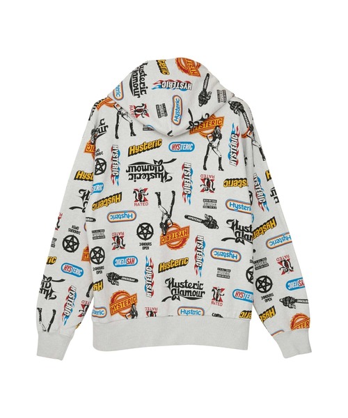 HYSTERIC GLAMOUR(ヒステリックグラマー)の「HYSTERIC CHAINSAW柄 パーカー(パーカー・メンズ・ブラック系その他/グレー系その他・SMALL/MEDIUM/LARGE/X-LARGE)」の4枚目の写真