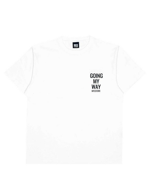 MFC STORE(エムエフシーストア)の「MFC STORE GOING MY WAY S/S TEE(Tシャツ/カットソー・メンズ・チャコールグレー/ブラック/ホワイト・XL/S/L/XXL/M)」の4枚目の写真