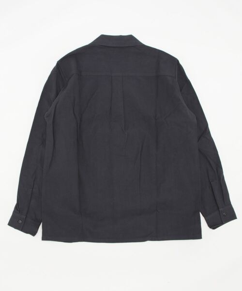 THING FABRICS（シングファブリックス）の「/THING FABRICS/TF Open shirt（シャツ/ブラウス・メンズ・ブラック・1/2）」の2枚目の写真