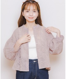 flower | バンドカラーバルーンブラウス(シャツ/ブラウス)