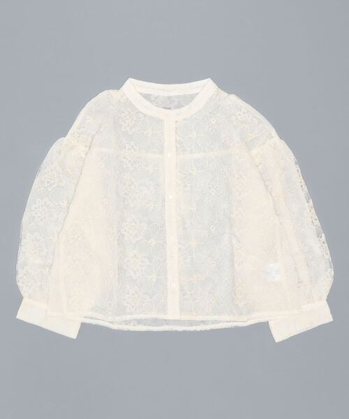 flower（フラワー）の「バンドカラーバルーンブラウス（シャツ/ブラウス・レディース・ピンク/アイボリー・FREE）」の22枚目の写真