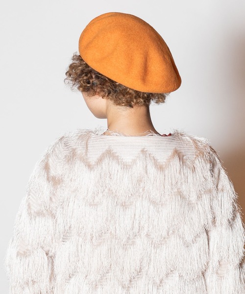 CA4LA（カシラ）の「ADJUST（ハンチング/ベレー帽・レディース・ライトグレー/ブラック/オレンジ/ベージュ・ONESIZE）」の5枚目の写真
