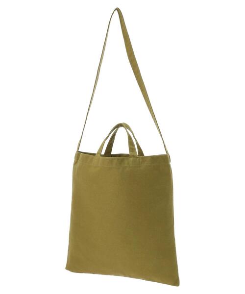 AMERICAN HOLIC（アメリカンホリック）の「メッセージプリント2WAYショルダー（トートバッグ・レディース・ナチュラル/カーキ/ベージュ・FREE）」の21枚目の写真