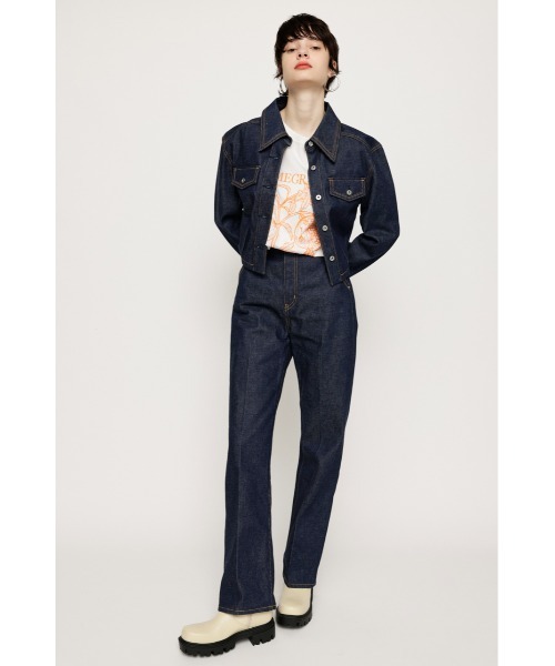 SLY（スライ）の「PICTURE BOOK LOGO T/SH ピクチャー ブック ロゴ Tシャツ（Tシャツ/カットソー・レディース・ホワイト/ブラック/ブルー/グリーン・FREE）」の6枚目の写真