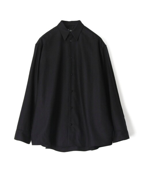 EDITION（エディション）の「POPLIN MELTON SHIRT ウールカシミヤ  