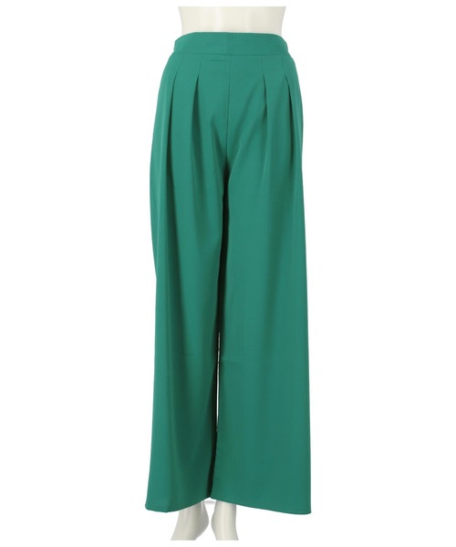 ANAP(アナップ)の「6色展開ハイウエストタック入りワイドパンツ(その他パンツ・レディース・イエロー/ピンク/パープル/ブラック/グリーン/キャメル・FREE)」の17枚目の写真