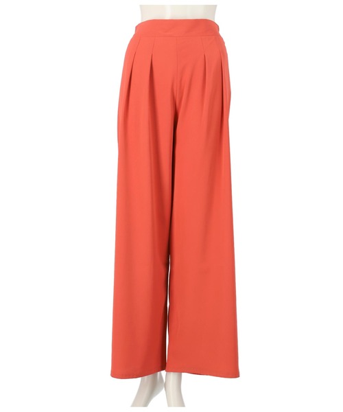 ANAP(アナップ)の「6色展開ハイウエストタック入りワイドパンツ(その他パンツ・レディース・イエロー/ピンク/パープル/ブラック/グリーン/キャメル・FREE)」の21枚目の写真