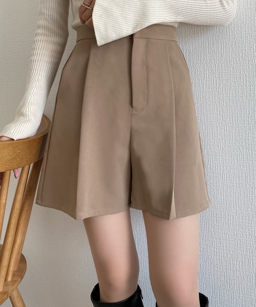 callautia（カラウティア）の「ハイウエストショートパンツ（その他パンツ・レディース・ブラウン/ブラック/モカ・SMALL/MEDIUM/LARGE）」の10枚目の写真