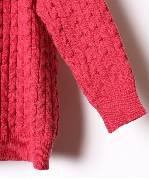 オーバーサイズケーブルニット（ニット/セーター）｜sara&cake（サラ