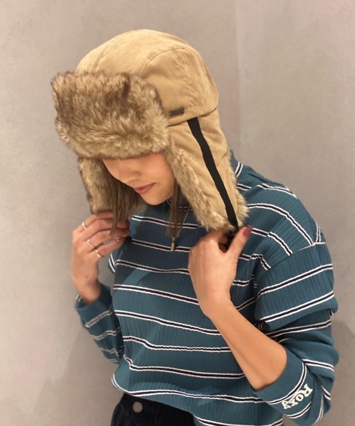 ROXY（ロキシー）の「FLY HIGH/ロキシーファーフライトキャップ（キャップ・レディース・ブラック/ナチュラル・FREE）」の12枚目の写真