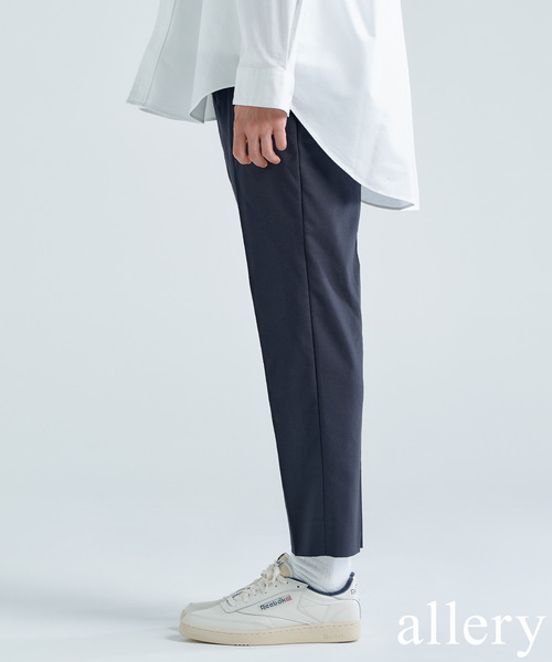 417 EDIFICE(フォーワンセブンエディフィス)の「"スリム"【allery / アレリ―】ウールスラックス(その他パンツ・メンズ・ネイビー/カーキ/ブラックミックス・SMALL/MEDIUM/LARGE)」の1枚目の写真