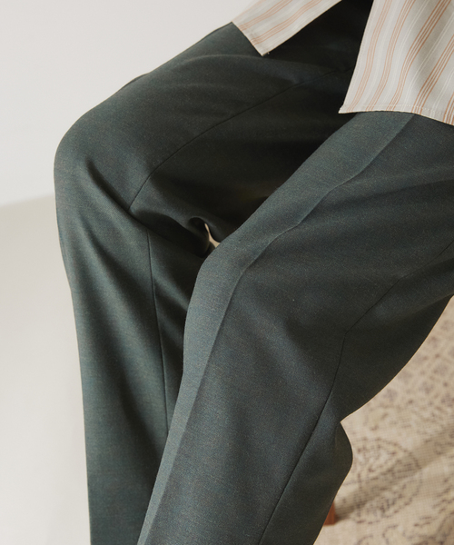 417 EDIFICE(フォーワンセブンエディフィス)の「"スリム"【allery / アレリ―】ウールスラックス(その他パンツ・メンズ・ネイビー/カーキ/ブラックミックス・SMALL/MEDIUM/LARGE)」の11枚目の写真