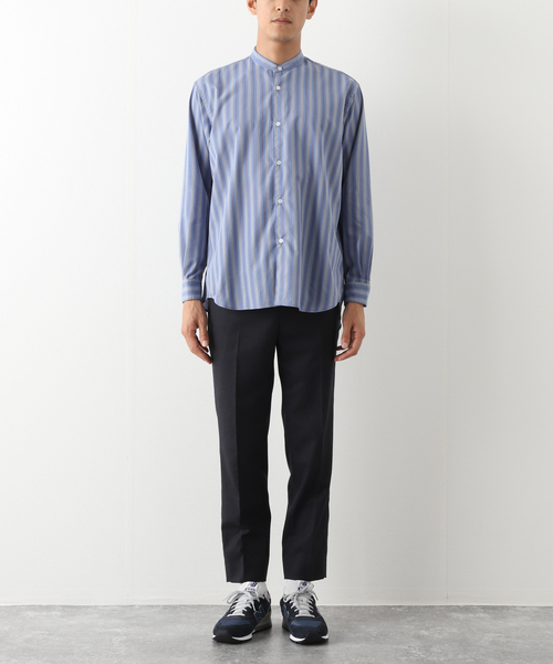 417 EDIFICE(フォーワンセブンエディフィス)の「"スリム"【allery / アレリ―】ウールスラックス(その他パンツ・メンズ・ネイビー/カーキ/ブラックミックス・SMALL/MEDIUM/LARGE)」の17枚目の写真