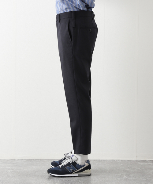 417 EDIFICE(フォーワンセブンエディフィス)の「"スリム"【allery / アレリ―】ウールスラックス(その他パンツ・メンズ・ネイビー/カーキ/ブラックミックス・SMALL/MEDIUM/LARGE)」の19枚目の写真