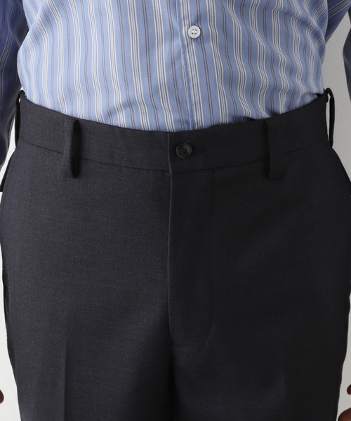 417 EDIFICE(フォーワンセブンエディフィス)の「"スリム"【allery / アレリ―】ウールスラックス(その他パンツ・メンズ・ネイビー/カーキ/ブラックミックス・SMALL/MEDIUM/LARGE)」の21枚目の写真