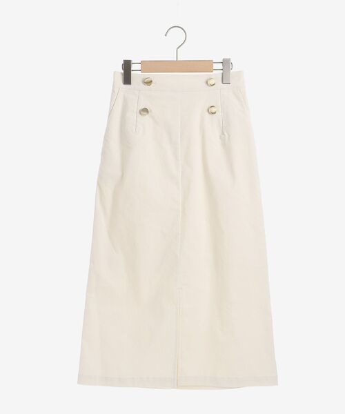 le.coeur blanc(ルクールブラン)の「シャンブレーコーデュロイストレートスカート(スカート・レディース・ネイビー/オフホワイト・38/36)」の18枚目の写真