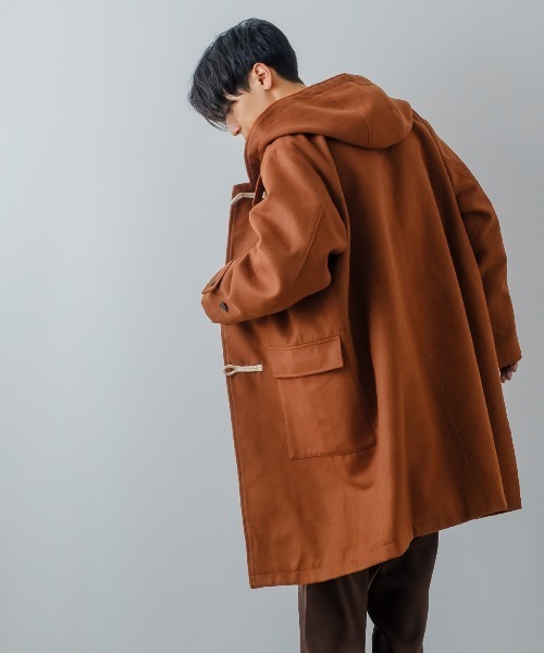 アンクレイブ uncrave プルーフメルトン ダッフルコート 羽織り ブラウン Brilla per il gusto（ブリッラ ペル イル グスト）ORCIVAL