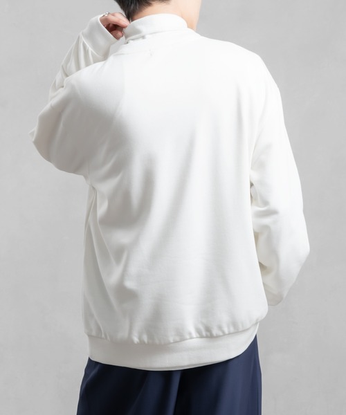 Adoon plain(アドーンプレーン)の「【Adoon plain】フラワープリントルーズスウェット(スウェット・メンズ・オフホワイト/ブラック・MEDIUM/LARGE)」の10枚目の写真