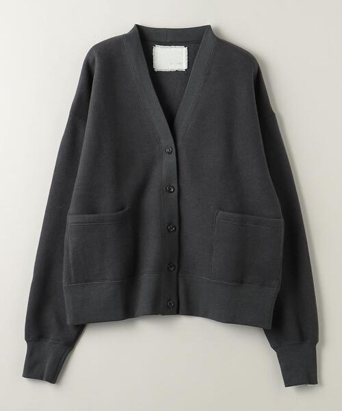 v::room(ヴィルーム)の「<V::room(ブイ ルーム)>CO/L Vネック カーディガン WOMENS(カーディガン/ボレロ・レディース・ダークグレー/ナチュラル・FREE)」の2枚目の写真