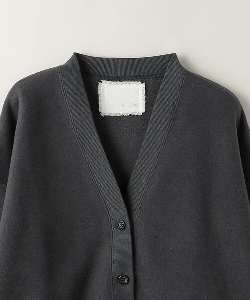 v::room(ヴィルーム)の「<V::room(ブイ ルーム)>CO/L Vネック カーディガン WOMENS(カーディガン/ボレロ・レディース・ダークグレー/ナチュラル・FREE)」の4枚目の写真