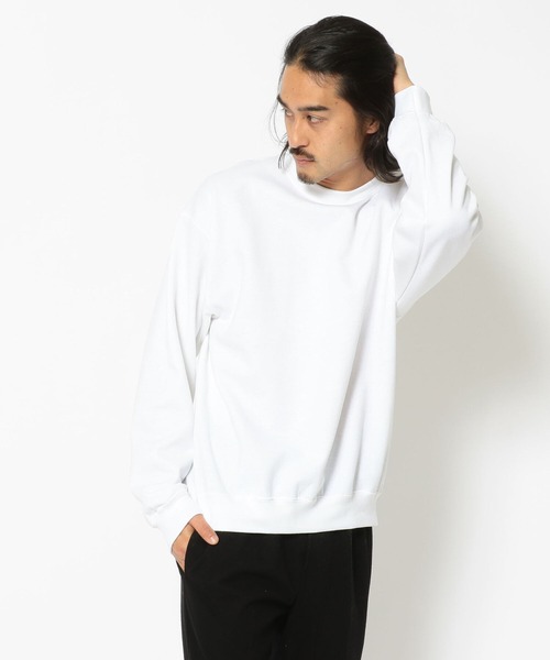 RAWLIFE（ロウライフ）の「BACK SPIN!GOLF/バックスピンゴルフ/BACK LOGO SWEAT SHIRT（スウェット・メンズ・ホワイト/ブラック・SMALL/MEDIUM/LARGE/X-LARGE）」の7枚目の写真