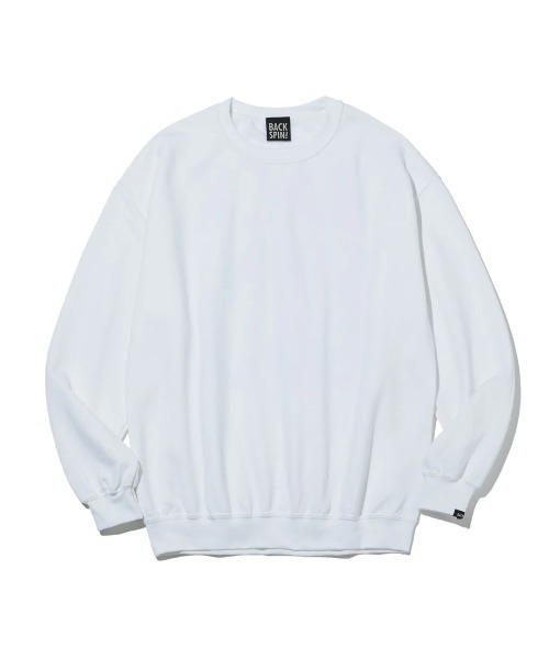 RAWLIFE（ロウライフ）の「BACK SPIN!GOLF/バックスピンゴルフ/BACK LOGO SWEAT SHIRT（スウェット・メンズ・ホワイト/ブラック・SMALL/MEDIUM/LARGE/X-LARGE）」の3枚目の写真