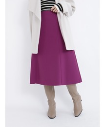 Te chichi | メルトンジャージパイピングフレアスカート(スカート)