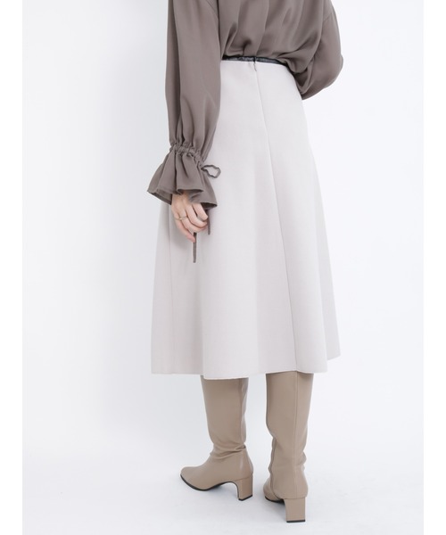 Te chichi（テチチ）の「メルトンジャージパイピングフレアスカート（スカート・レディース・モカ/ピンク/シルバーグレー・SMALL/MEDIUM）」の11枚目の写真