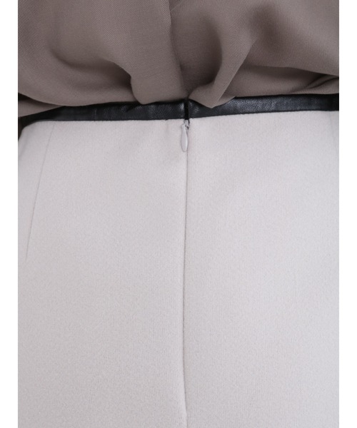 Te chichi（テチチ）の「メルトンジャージパイピングフレアスカート（スカート・レディース・モカ/ピンク/シルバーグレー・SMALL/MEDIUM）」の12枚目の写真