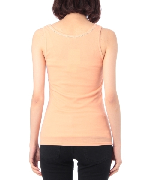 grove（グローブ）の「衿ビジューカラータンクトップ（タンクトップ・レディース・ホワイト/イエロー/ピンク/ブルー/ブルー系1・01/02/03）」の7枚目の写真