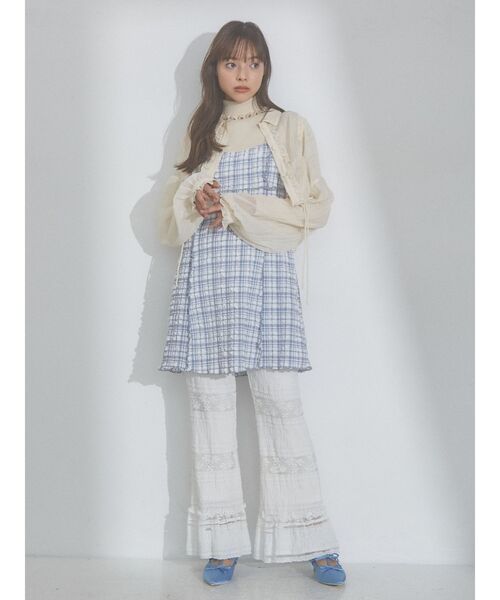 merry jenny(メリージェニー)の「リボンストラップパンプス(パンプス・レディース・ブラック/ライトブルー/ライトベージュ・MEDIUM/LARGE)」の9枚目の写真