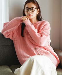 メッシュクルーカーデ 183878