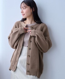 メッシュクルーカーデ 183878