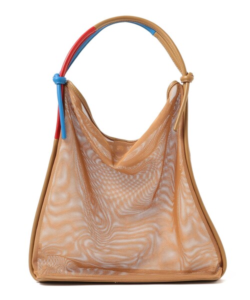 Ray BEAMS（レイビームス）の「Ray BEAMS / メッシュ トート バッグ（トートバッグ・レディース・ベージュ/ブラック・ONE SIZE）」の11枚目の写真