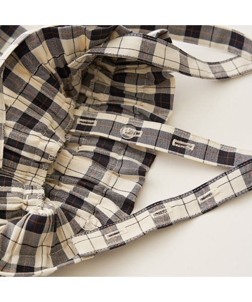 Lycee mine（リセマイン）の「取り外せるサスペンダー付きパンツ（スウェットパンツ・キッズ・ブラック/ライトカーキ/アイボリー/ピンク系その他/ライトベージュ・100cm/110cm/120cm/130cm/140cm/150cm）」の12枚目の写真