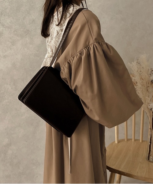 apres jour clair(アプレジュールクレア)の「【apres jour clair】袖ボリュームシャツワンピース【ZOZOTOWN限定アイテム】(ワンピース・レディース・オフホワイト/クリーム/ブラウン系その他・X-LARGE/フリー)」の21枚目の写真