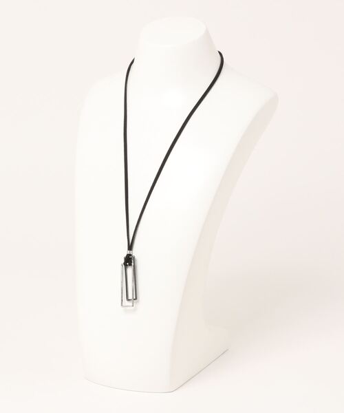 UNION STATION（ユニオンステーション）の「Wスクエアネックレス（ネックレス・メンズ・シルバー/シルバー系その他・FREE）」の3枚目の写真