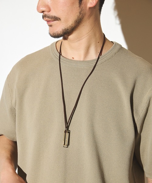 UNION STATION（ユニオンステーション）の「Wスクエアネックレス（ネックレス・メンズ・シルバー/シルバー系その他・FREE）」の5枚目の写真