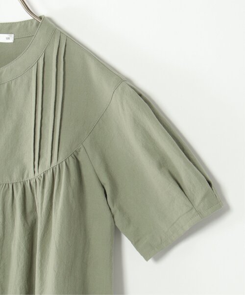 ikka（イッカ）の「【親子コーデ】前開き2wayワンピース（120~160cm）（シャツワンピース・キッズ・チャコールグレー/グリーン・120/130/140/150/160）」の11枚目の写真