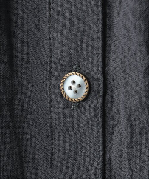 ikka（イッカ）の「【親子コーデ】前開き2wayワンピース（120~160cm）（シャツワンピース・キッズ・チャコールグレー/グリーン・120/130/140/150/160）」の3枚目の写真