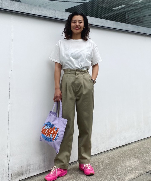HOLIDAY(ホリデイ)の「HOLIDAY TOTE BAG (CIRCLE LOGO) ホリデイトートバッグ (サークルロゴ)(トートバッグ・レディース・パープル/ブラウン/ホワイト・ONE SIZE)」の11枚目の写真